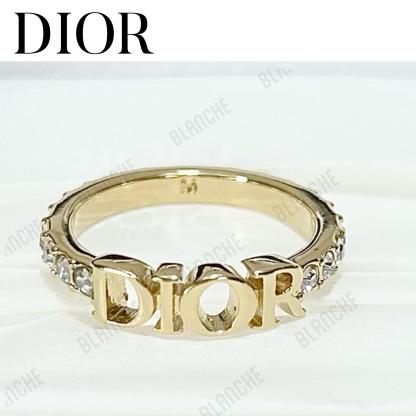 国内即発【DIOR】DIO(R)EVOLUTION リング メタル & クリスタル